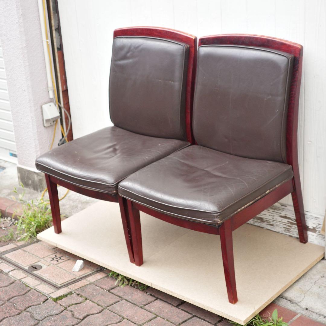 FUJI FURNITURE ダイニングチェア二脚セット　自社便