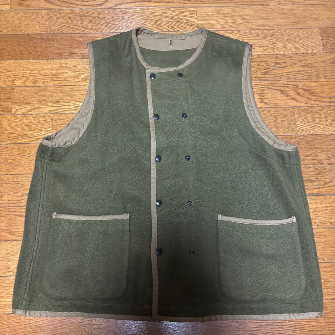 トップス Nigel Cabourn-LINER VEST COTTON BLANKET