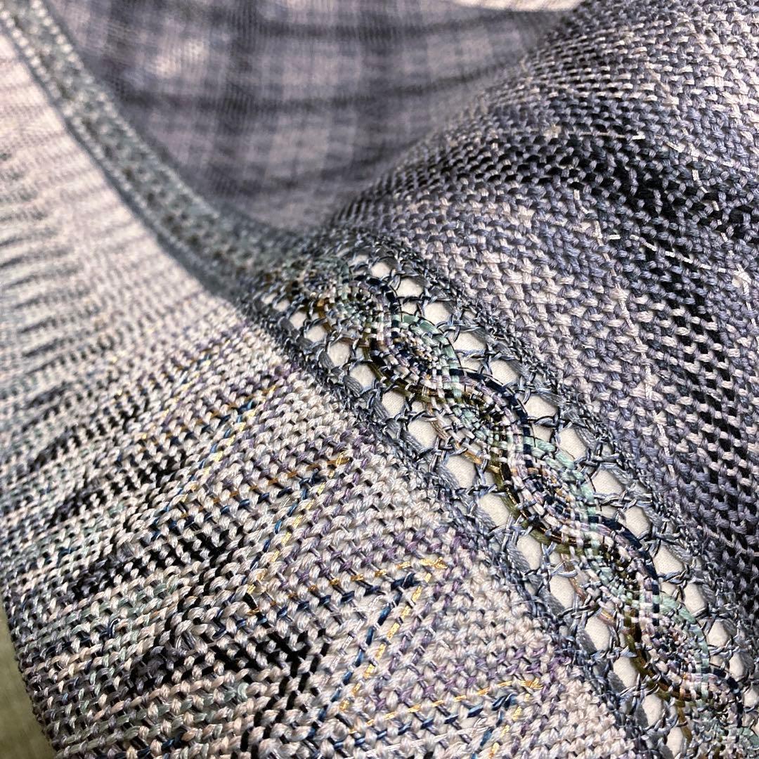 正絹　『ひなや工房』　袋帯　【組み織】