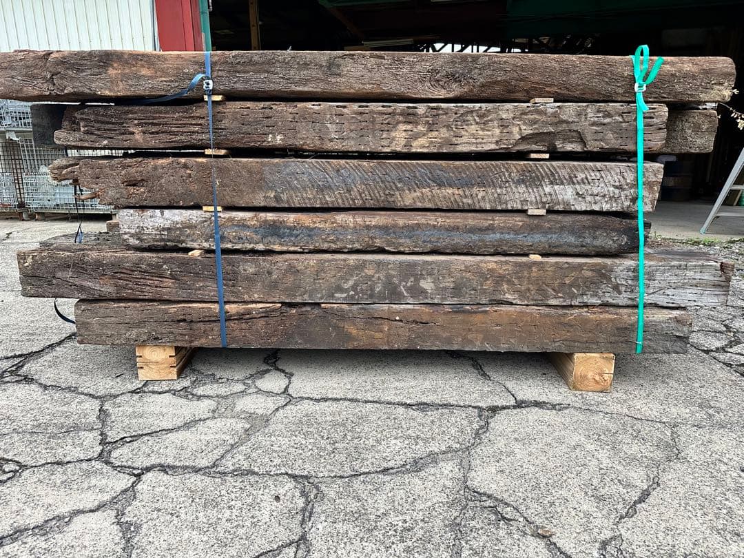 枕木　まくらぎ　ケンパス　中古　ガーデニング　庭　外構　花壇　一式　まとめて