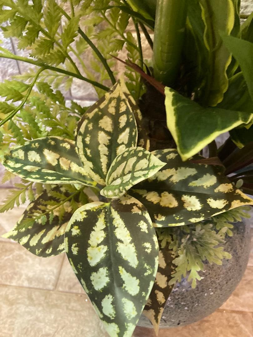 光触媒　人工観葉植物　モンステラ　フェイクグリーン　スプリットアレンジ10ne