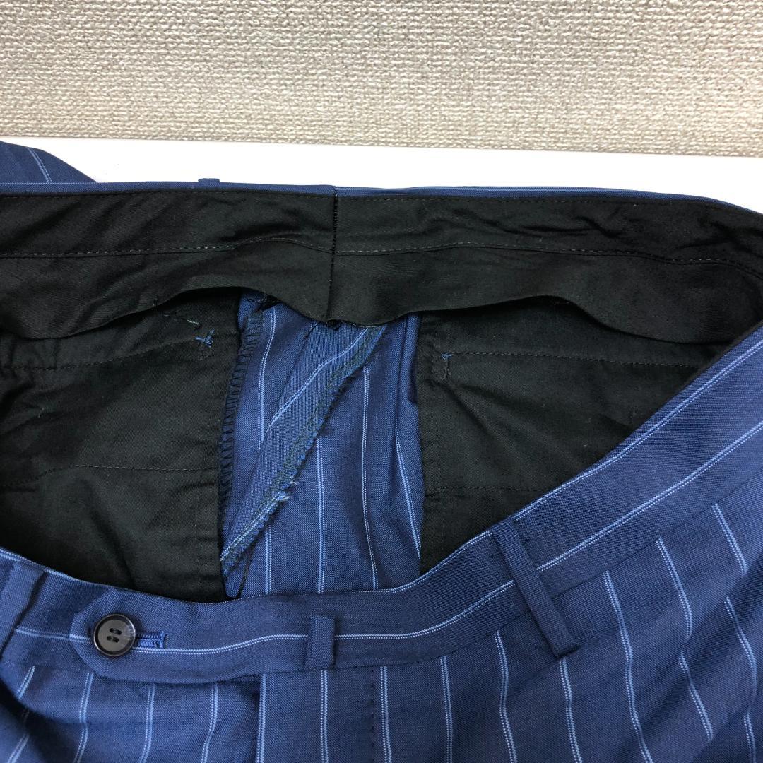 リングジャケット スーツ ブルー ストライプ 日本製 5940