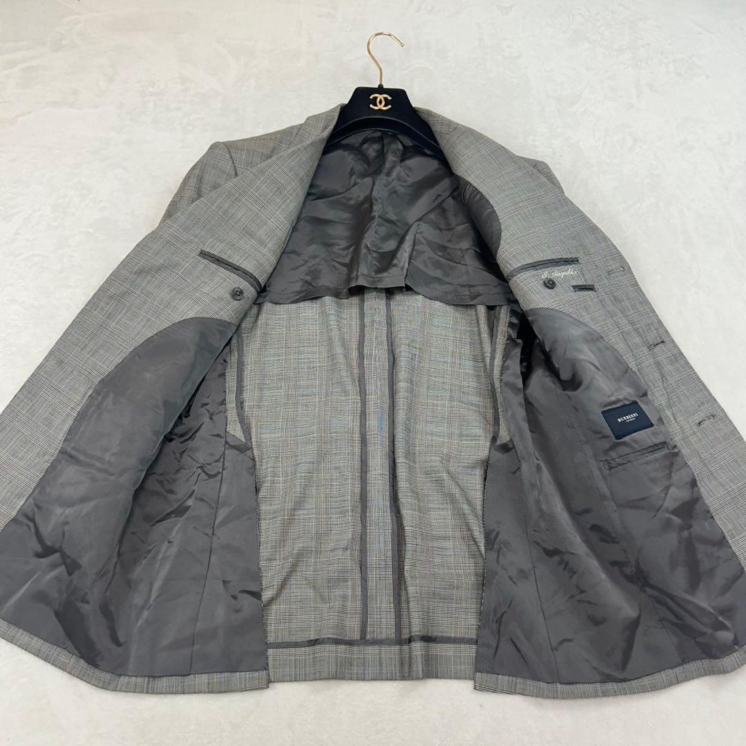 J363 M バーバリーロンドン スーツ上下 グレー メンズ