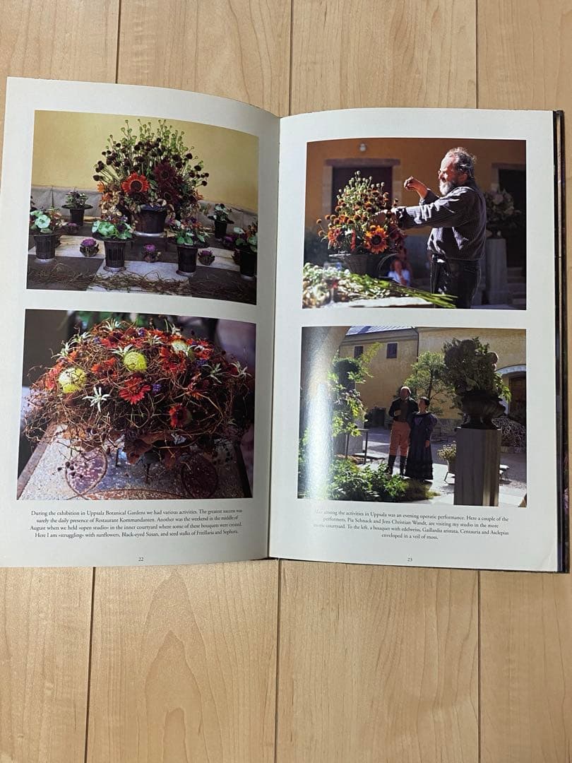 フラワーアレンジメント　ターゲ・アンデルセン 作品集　アート