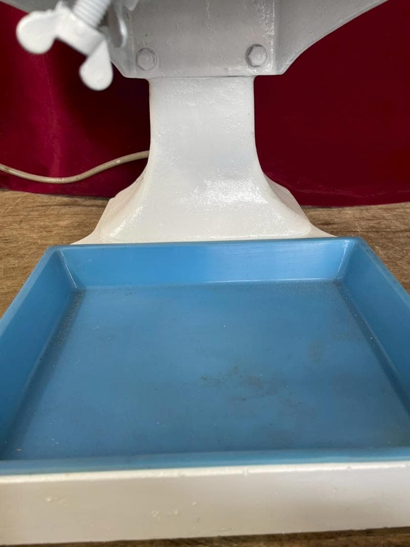 A◆初雪　かき氷機　業務用　レトロ　氷削り機　昭和　動作品