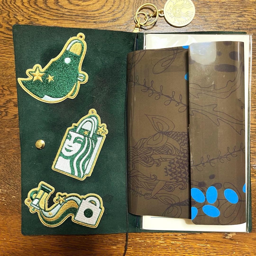 トラベラーズノートスターバックスロースタリーレギュラーサイズブルーUSED、他…