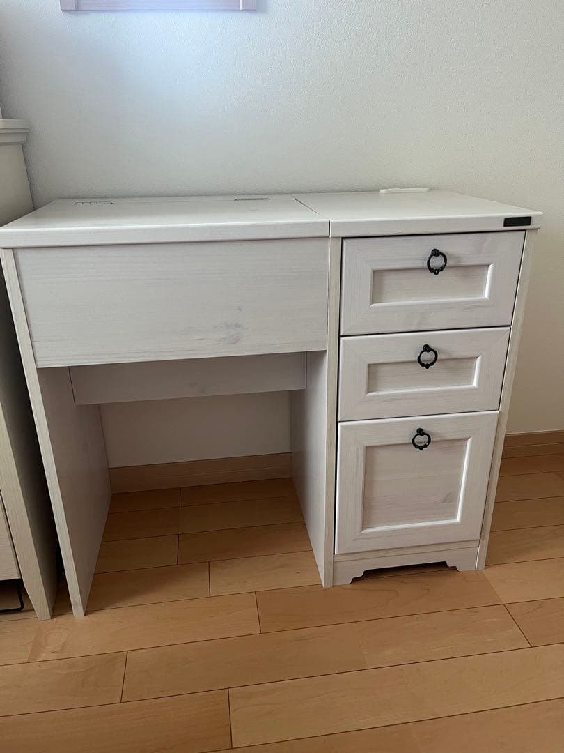 佐藤産業 ANRI ドレッサー　アンリ　ホワイトウォッシュ　（イス別）