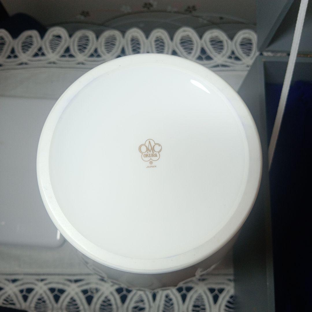 大倉陶園 金彩葡萄花器 箱付