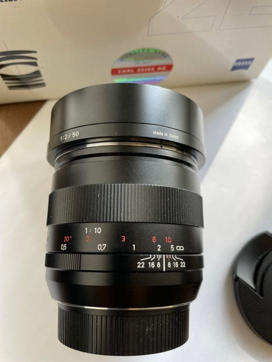 Carl Zeiss マクロプラナーT２／５０ｚｅ元箱付き