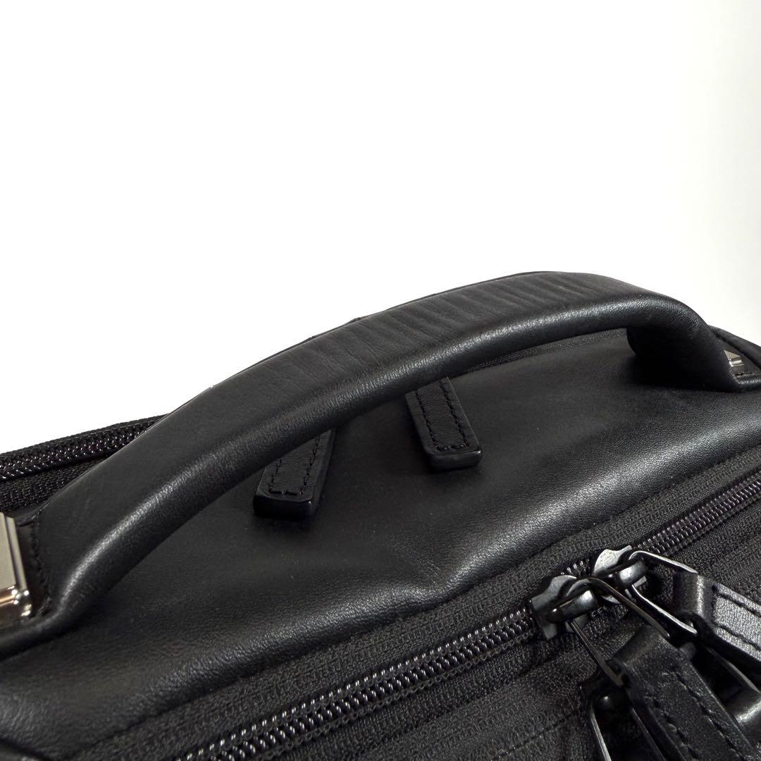 【未使用に近い】ゼロハリバートン　リュック　レザー　Z PACK Type-L