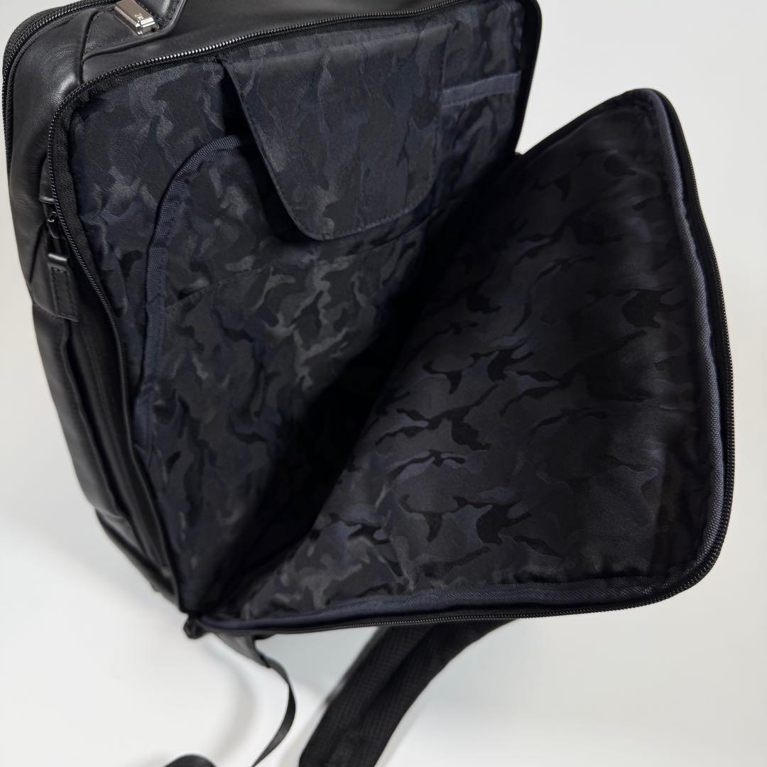 【未使用に近い】ゼロハリバートン　リュック　レザー　Z PACK Type-L