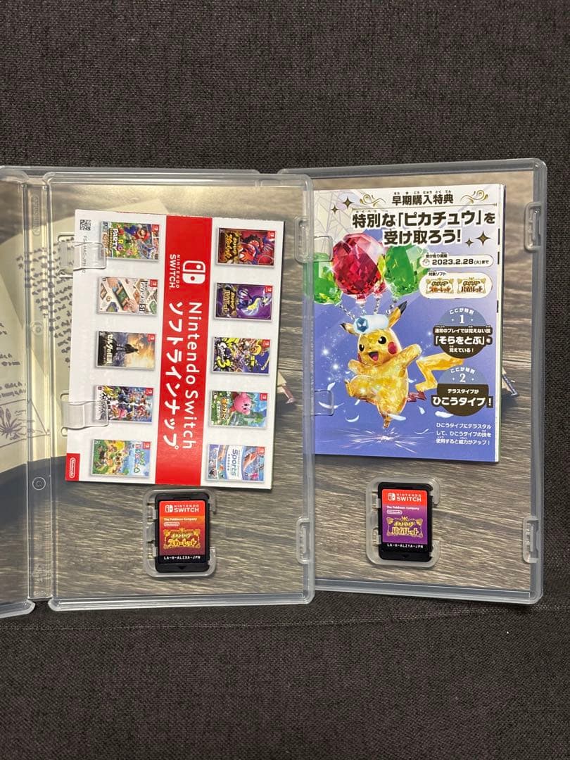 Switch ポケモン　スカーレット　バイオレット　ダブルパック　ソフト