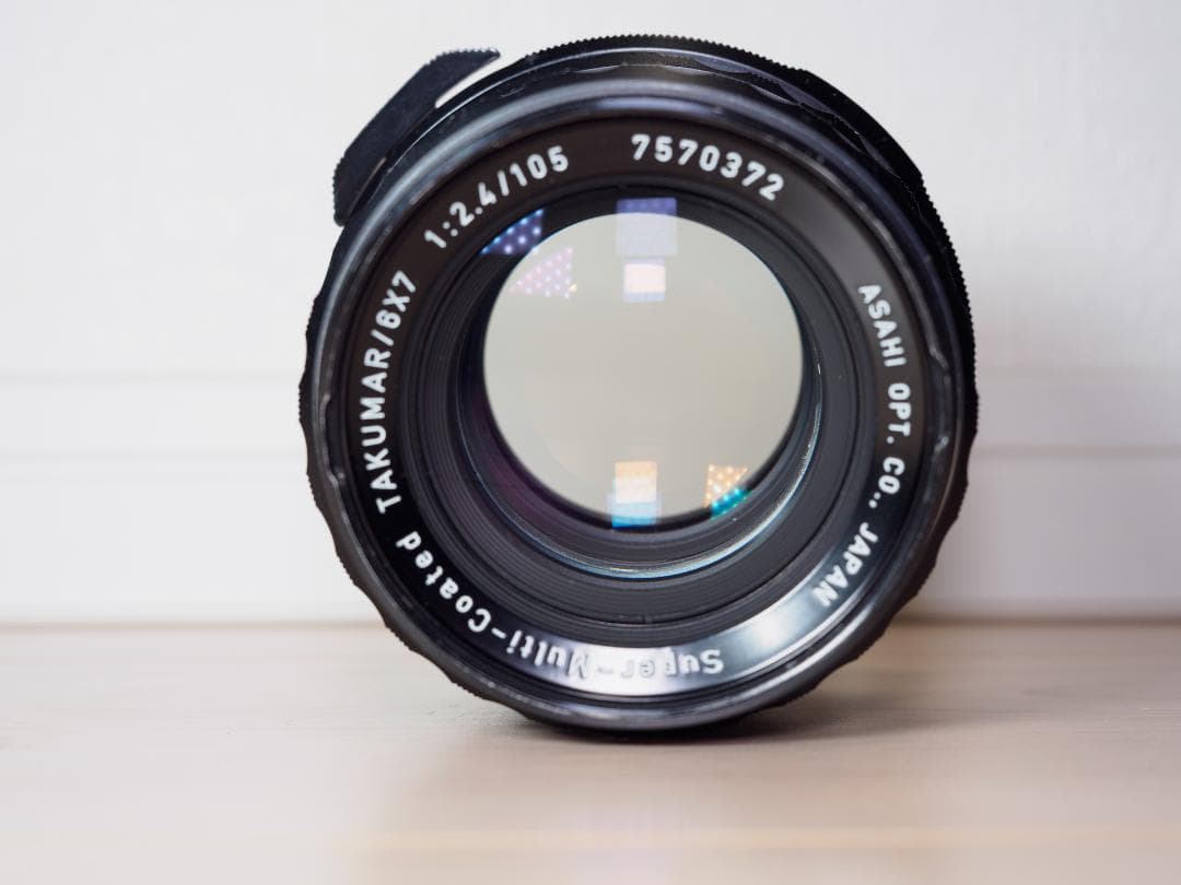 美品 PENTAX SMC TAKUMAR 105mm F2.4 バケペン