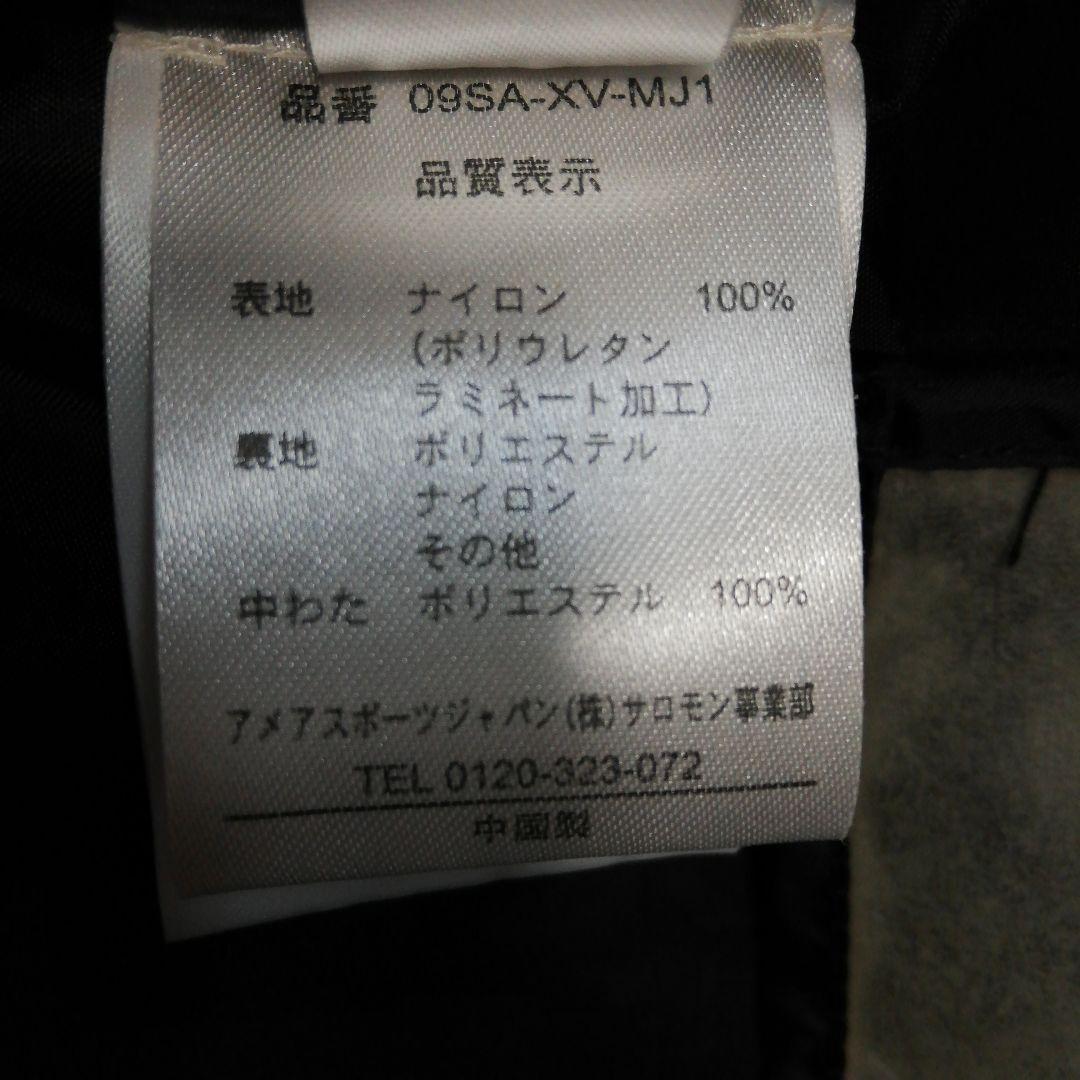 SALOMON メンズ スキーウェア ジャケット ブラック グレー M サロモン