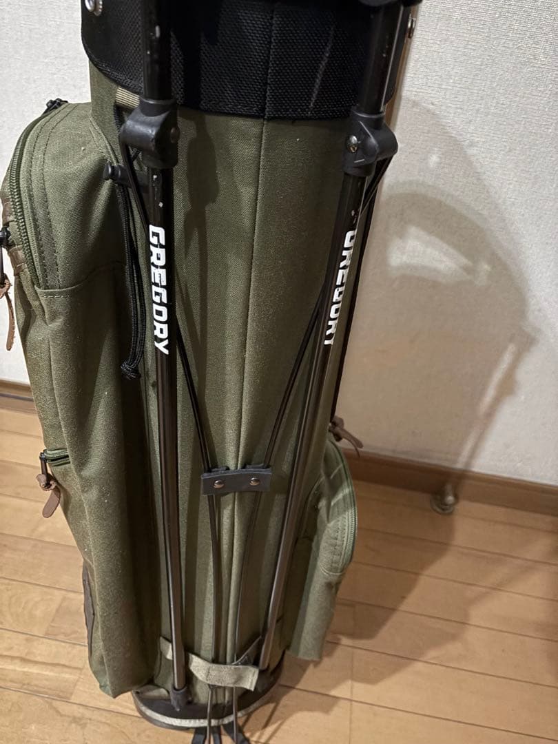 む*ょ様 GREGORY カーキ系　ゴルフバッグ・キャディバッグ