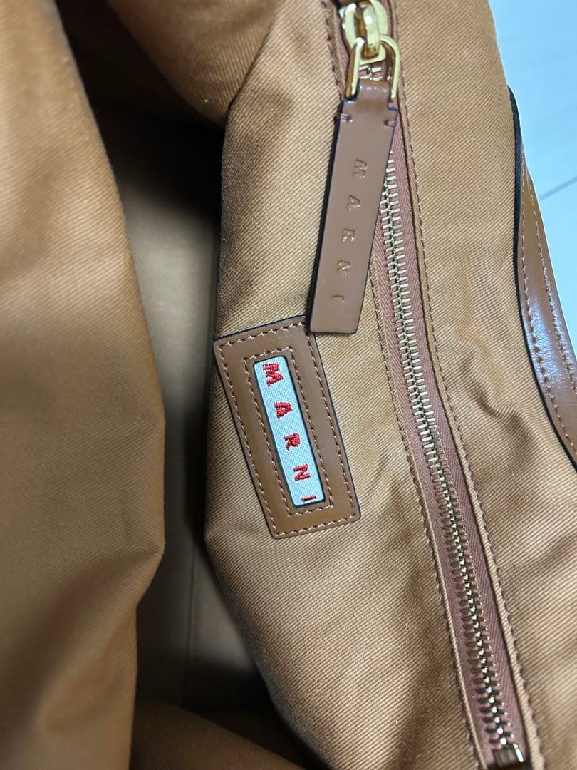 MARNI マルニ ロープハンドルラフィアハンドバッグ