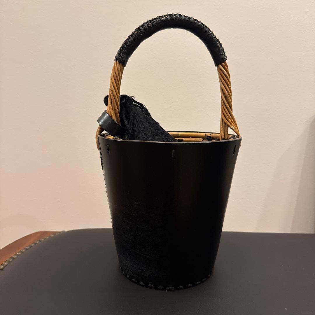 ebagos ブライドルレザー　カゴバッグ