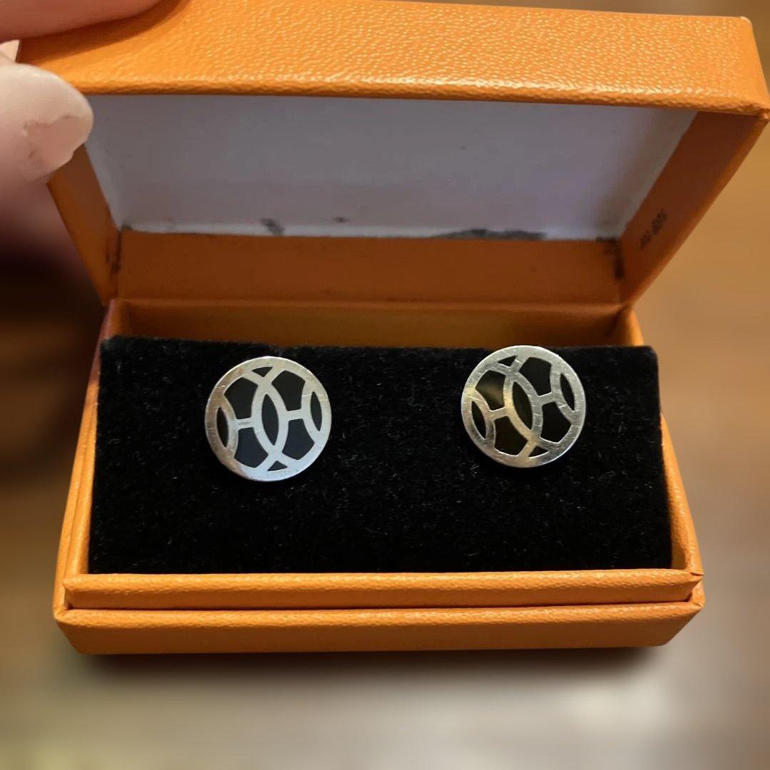 エルメス　HERMES アヴァカフス カフリンクス カフスボタン 箱付き