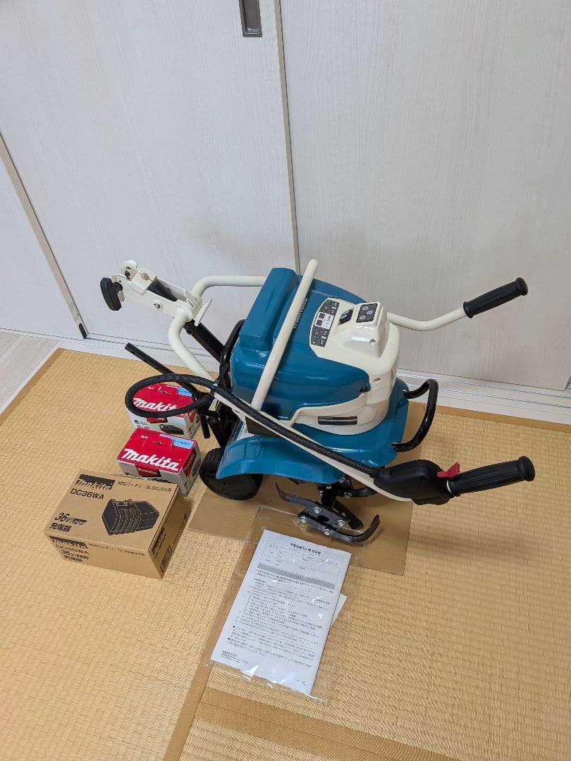 「マキタ MUK 360 DZ」耕運機 バッテリー2コ/充電器/フルセット！！！
