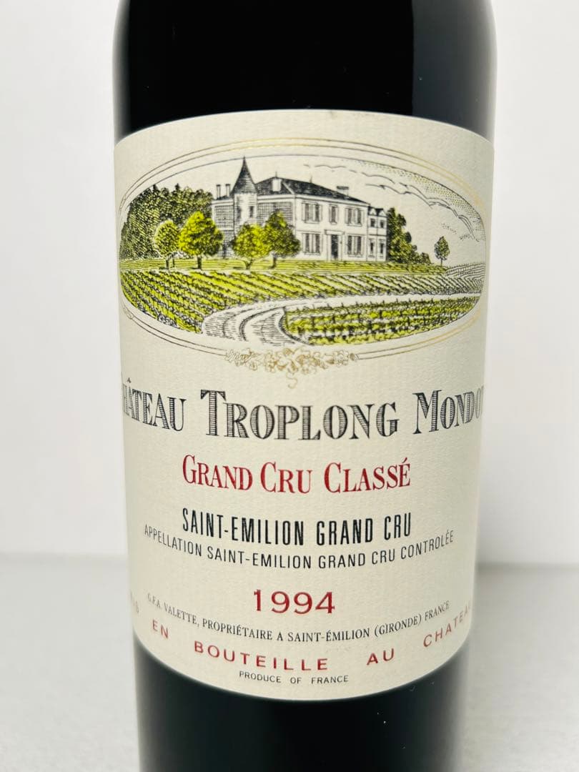 希少品赤ワイン　シャトー トロロン モンド1994年　フランスワイン