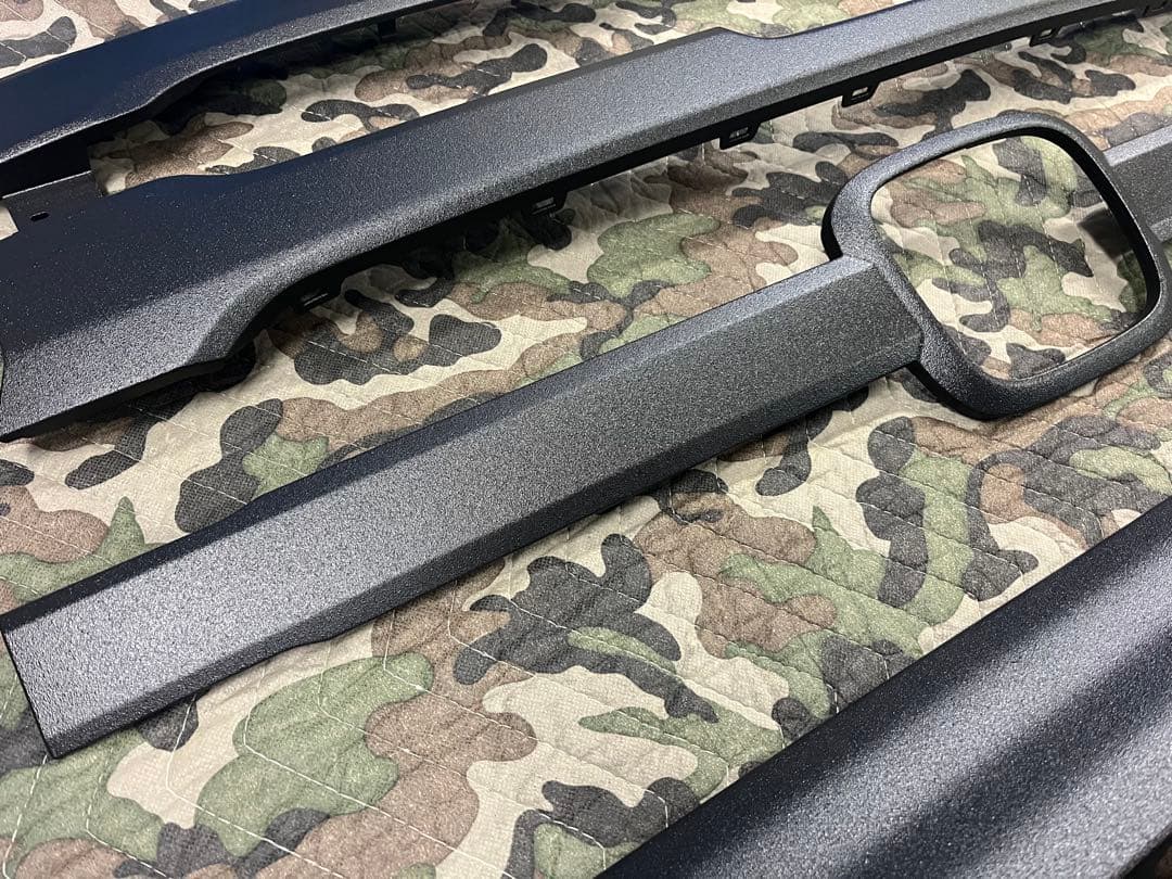 N-VANフロントグリル リア　ガーニッシュ　ミラーカバー　ラプターライナー塗装