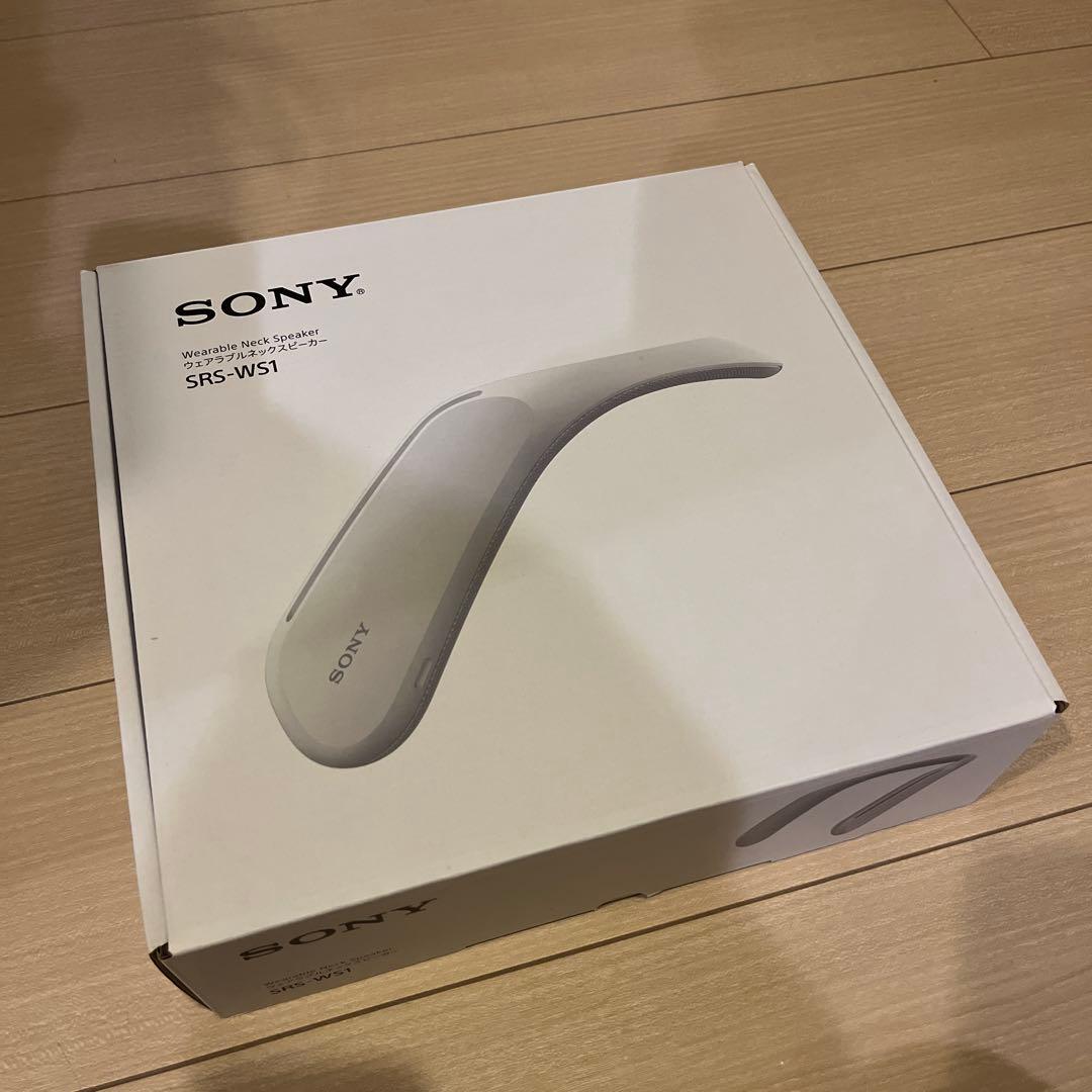 【美品】SONY ウェラブルネックスピーカー　SRS-WS1