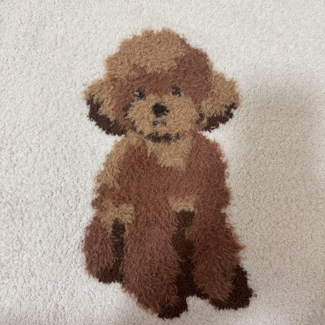 gelatopique トイプードル ジャガードブランケット