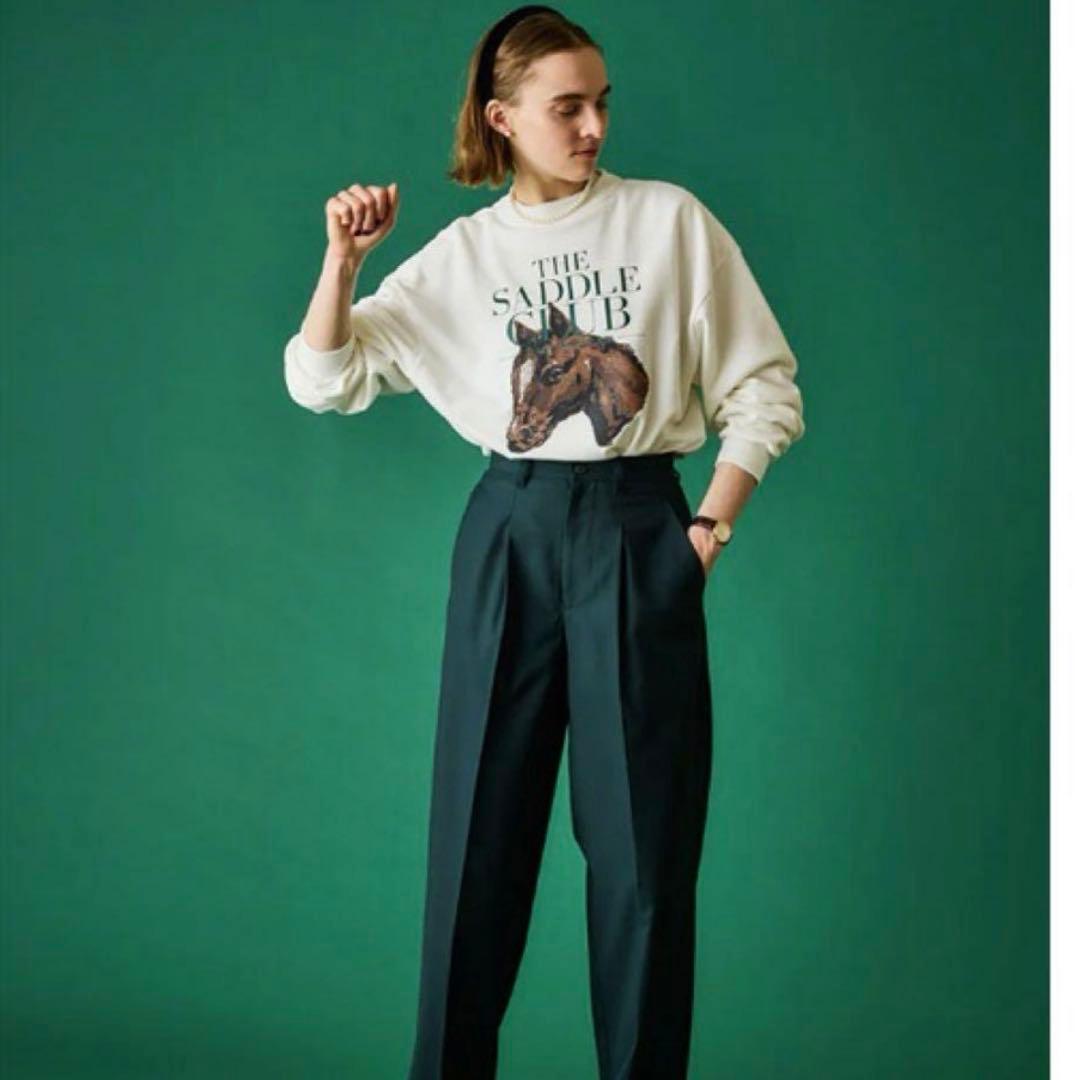 美品/the shinzone 馬プリントスウェット シンゾーン