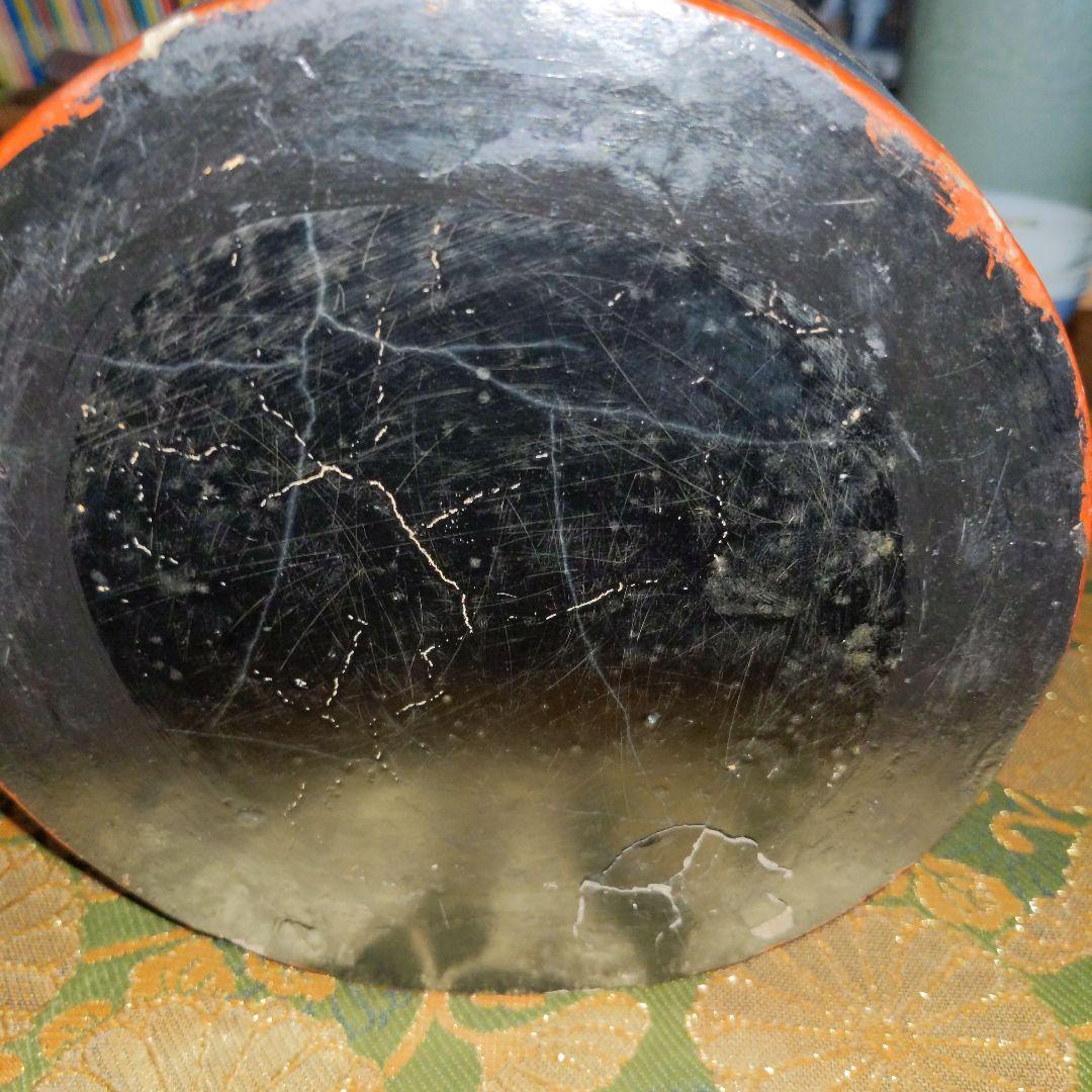 【最終価格】中国骨董　花鳥文時代筆筒　漆芸