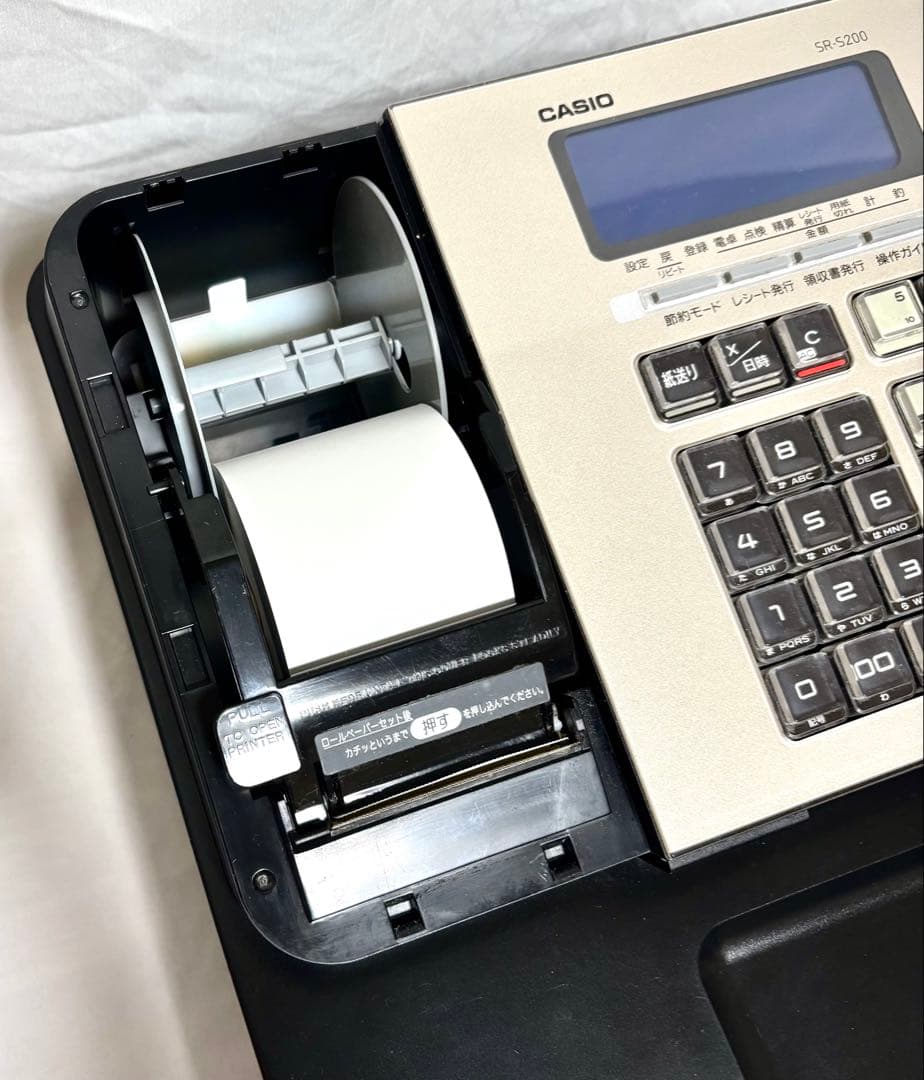 CASIO 電子レジスター SR-S200 ゴールド