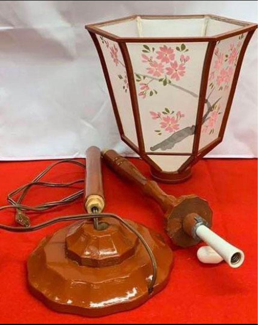 六角型 一本足 インテリア雪洞