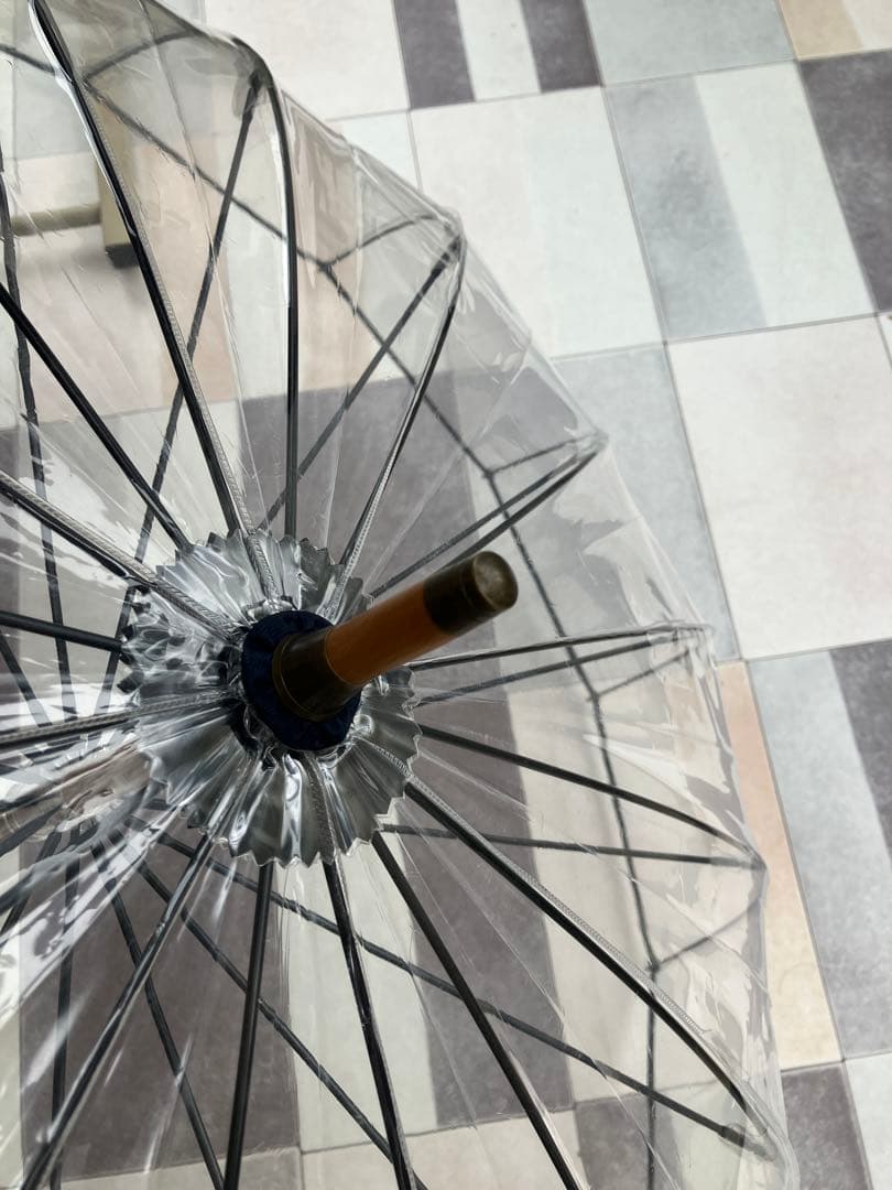 ホワイトローズ 日本製 長傘 透明