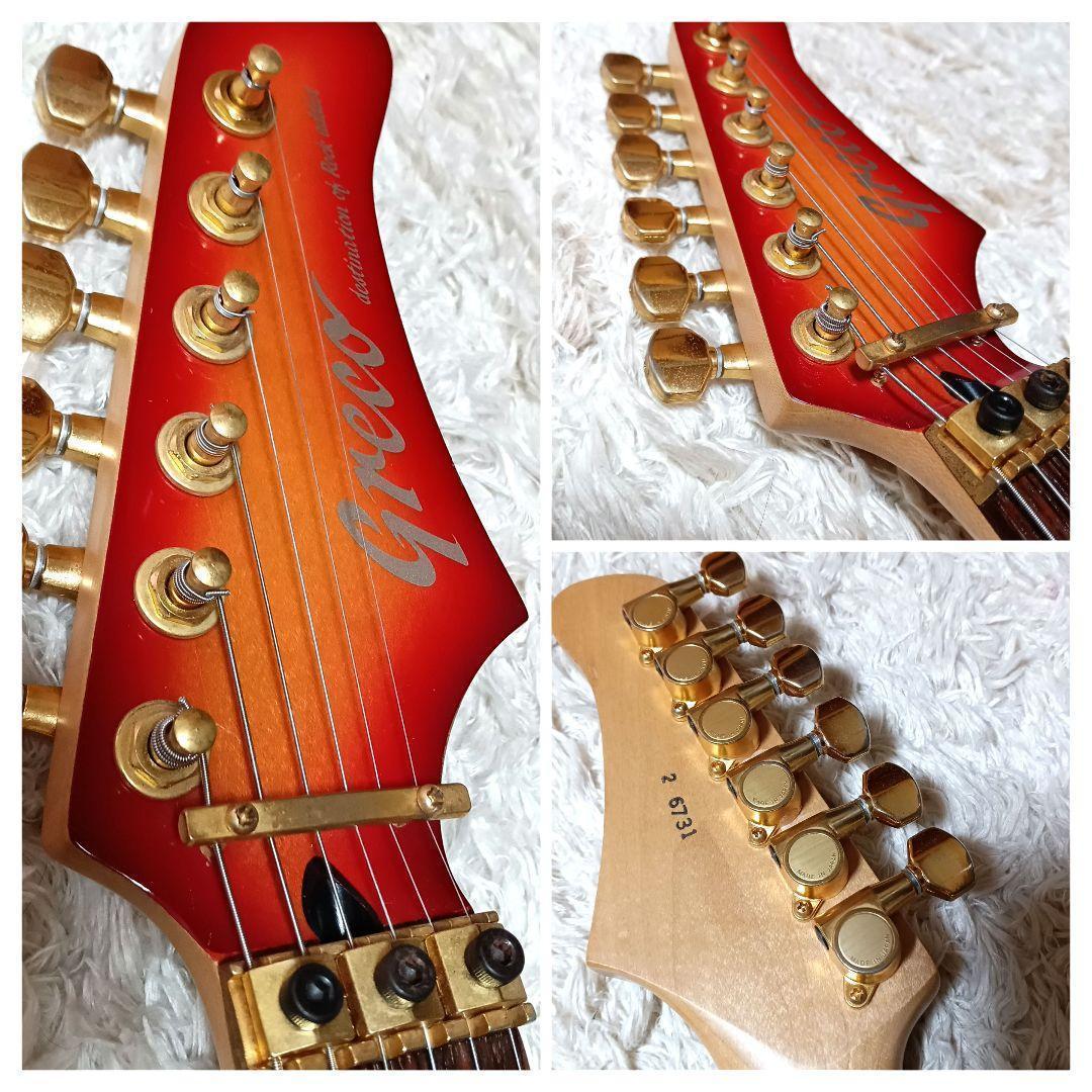 良品　Greco GP-550　グレコ　フロイドローズ　エレキギター　ストラト