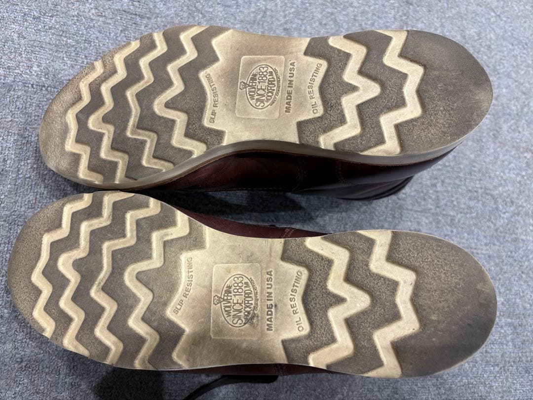 USA製WOLVERINE 1000マイルブーツ◆ホーウィン社レザー10.5D