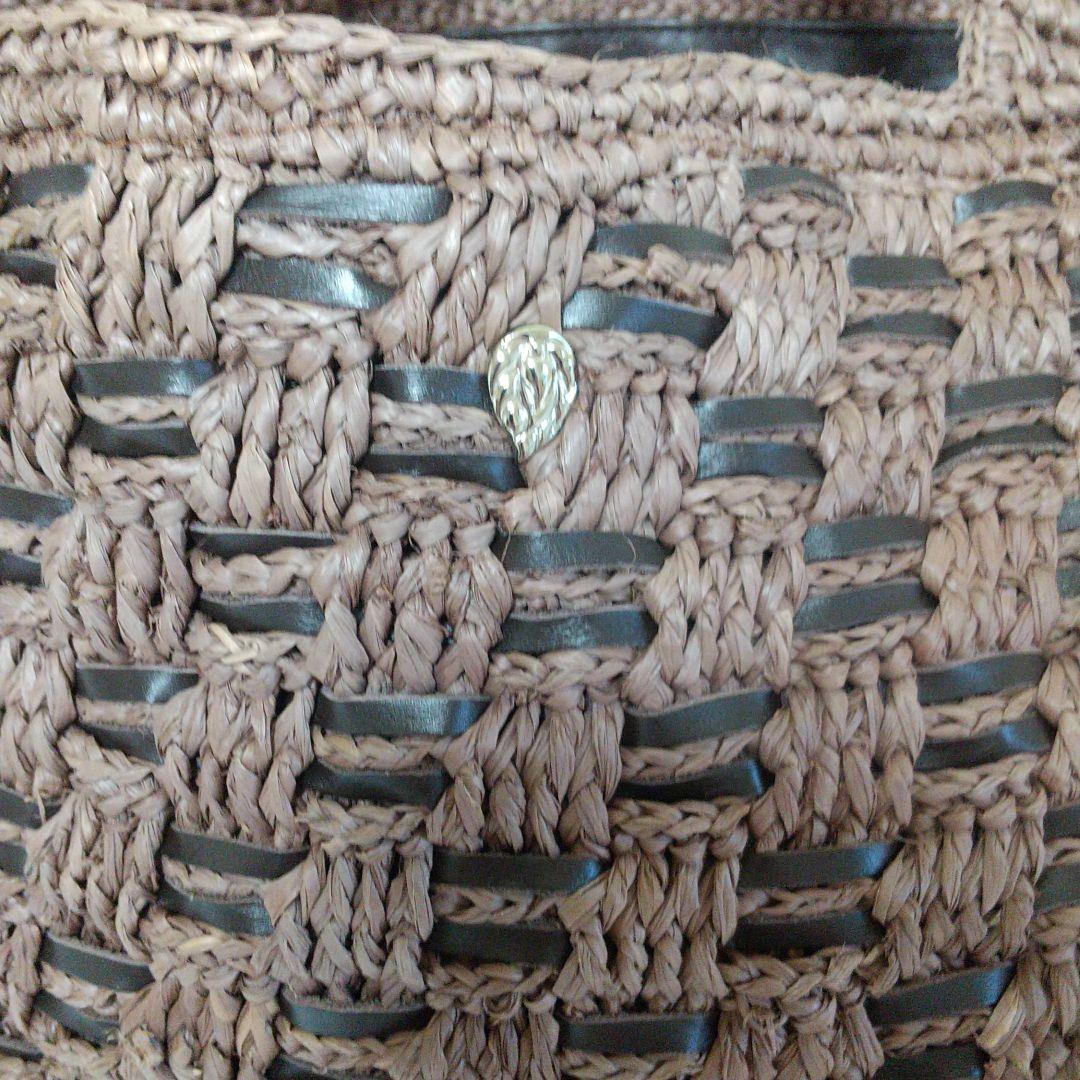 新品HEIEN KAMINSKIヘレンカミンスキー ラフィアバッグusedハット