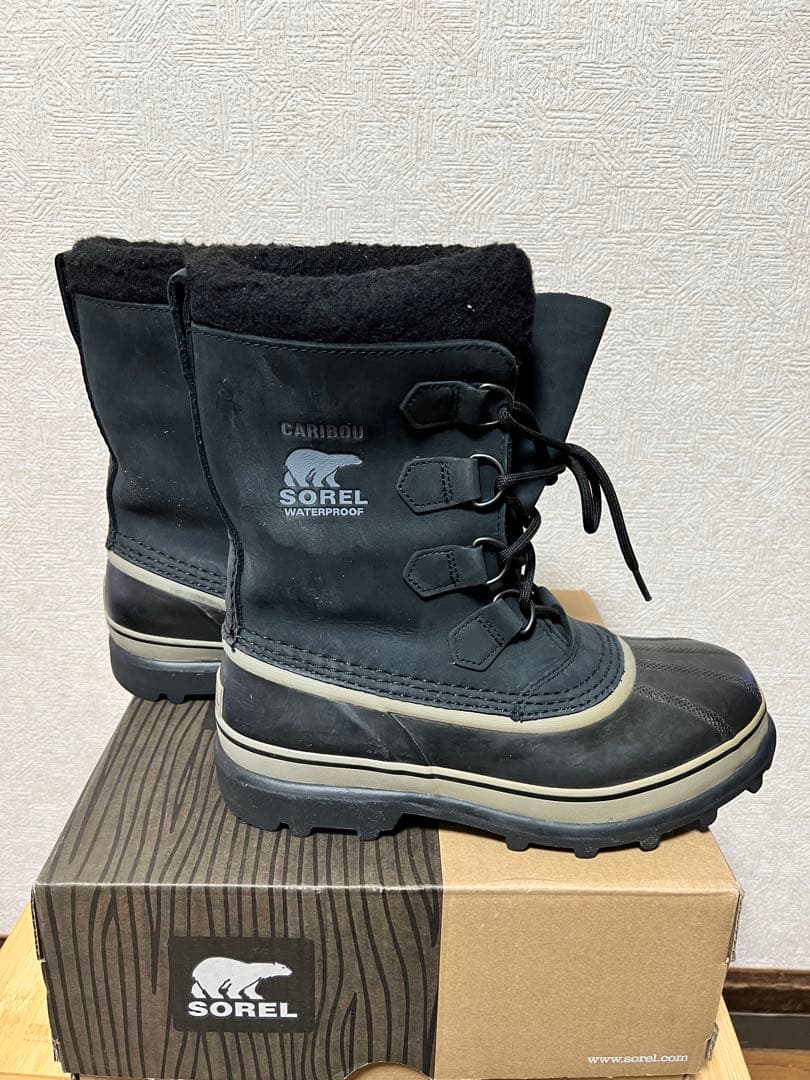 SOREL CARIBOU カリブー ブラック26センチ