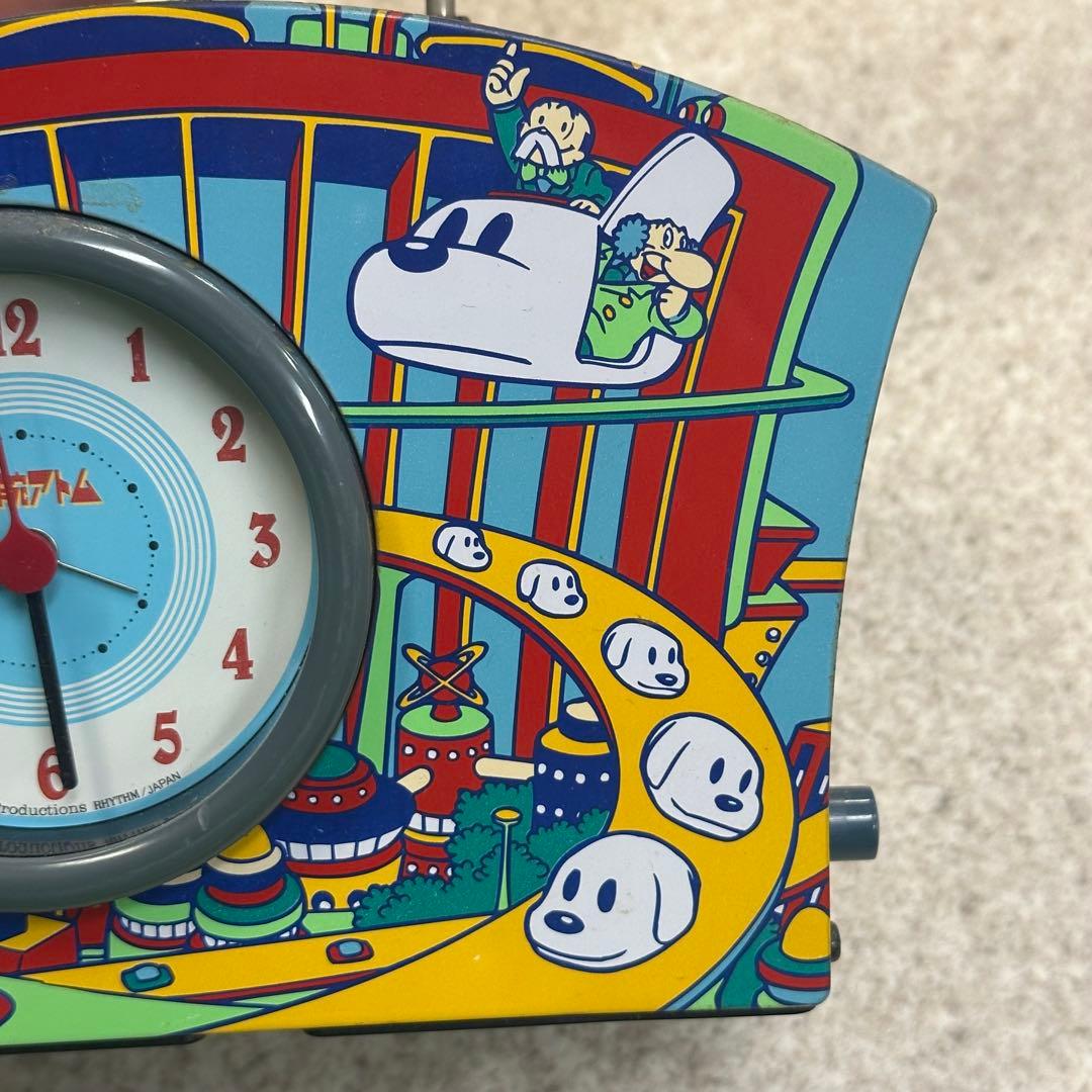 鉄腕アトム オルゴール目覚まし時計 リズム時計ブリキ 限定
