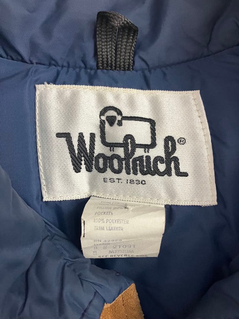 Woolrich 白タグ　70年代　ダウンタウン