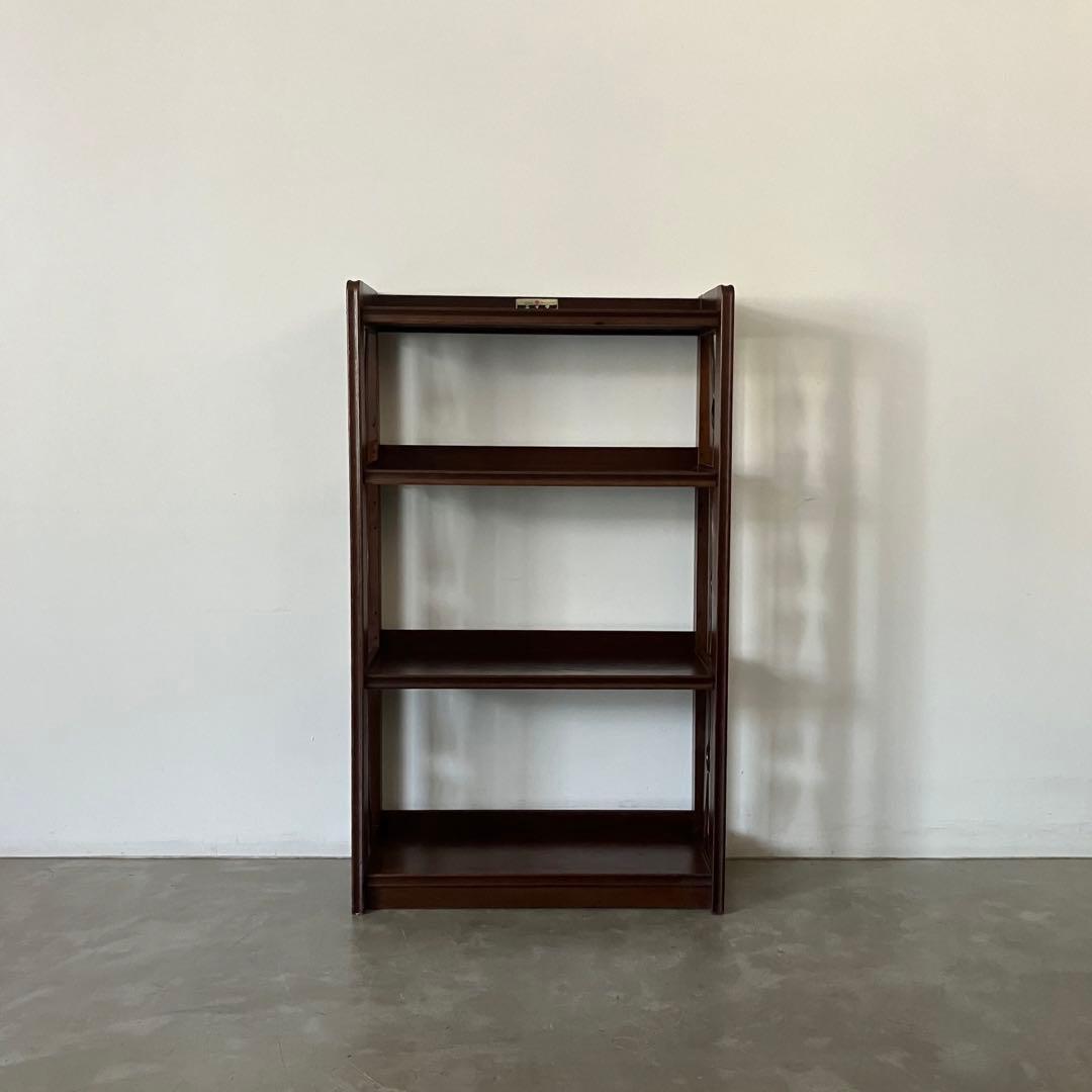 レトロ　アンティーク　古道具　古家具　木製　本棚　収納棚　キャビネット　昭和