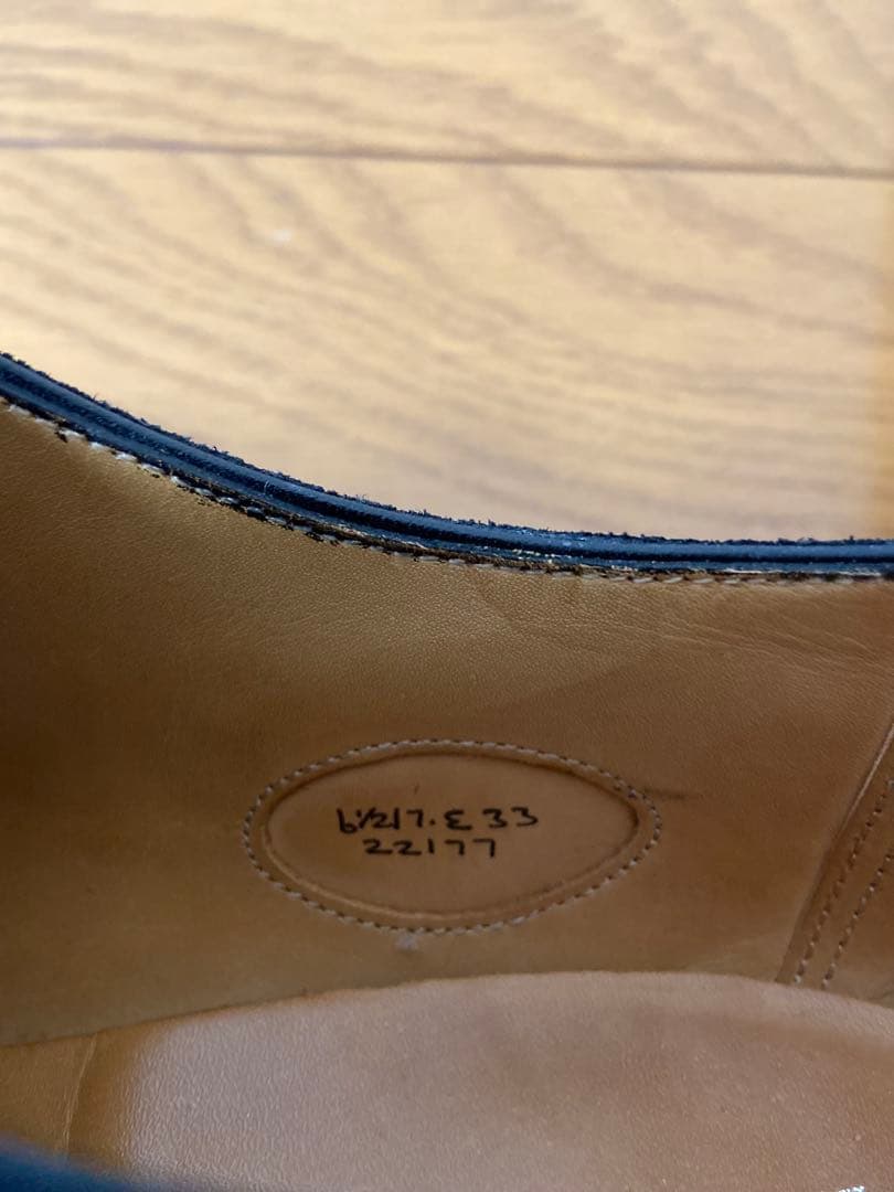 EDWARD GREEN ドーバー ブラックスエード 33ラスト　UK 6.5