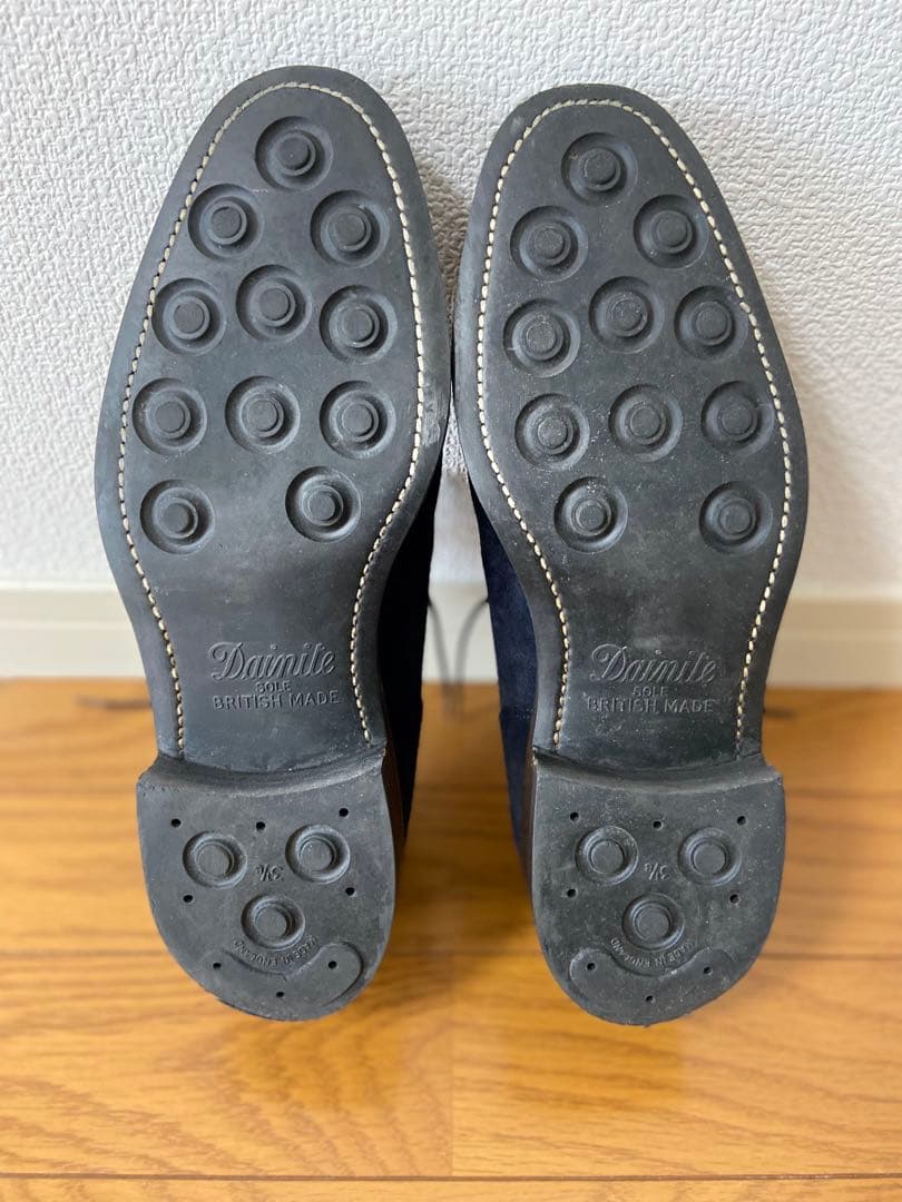 EDWARD GREEN ドーバー ブラックスエード 33ラスト　UK 6.5