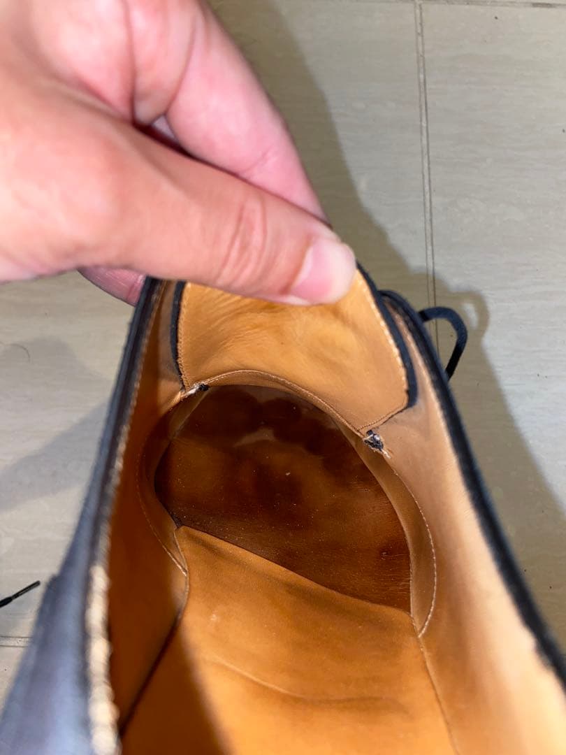 EDWARD GREEN ドーバー ブラックスエード 33ラスト　UK 6.5