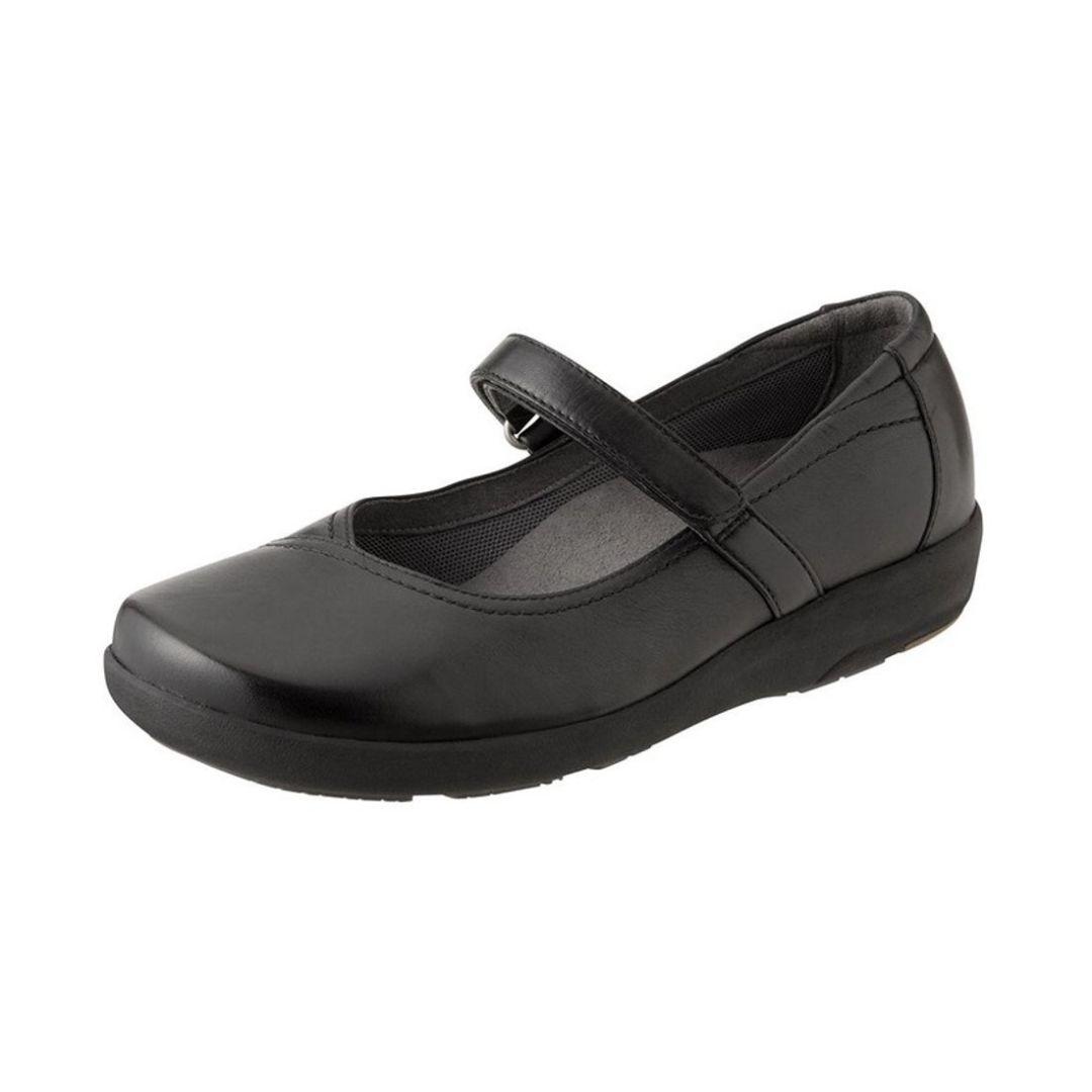 ペダラ 23.0 幅広黒パンプス 3E ASICS pedala アシックス