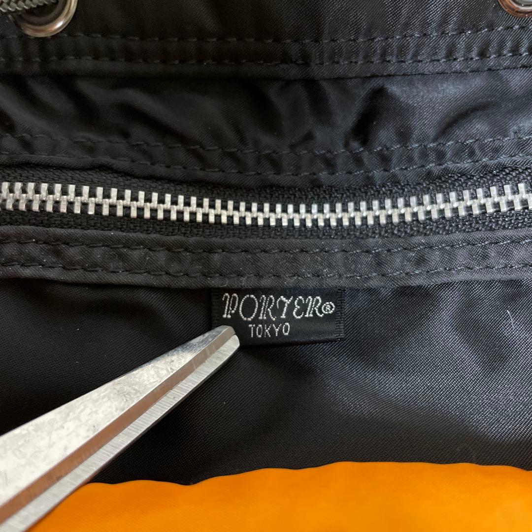 極美品　PORTER ポーター タンカー リュック 黒 ブラック ナイロン