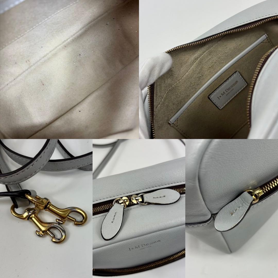 J&M DAVIDSON カメラバッグ ギャビー ゴールド金具 ライトブルー