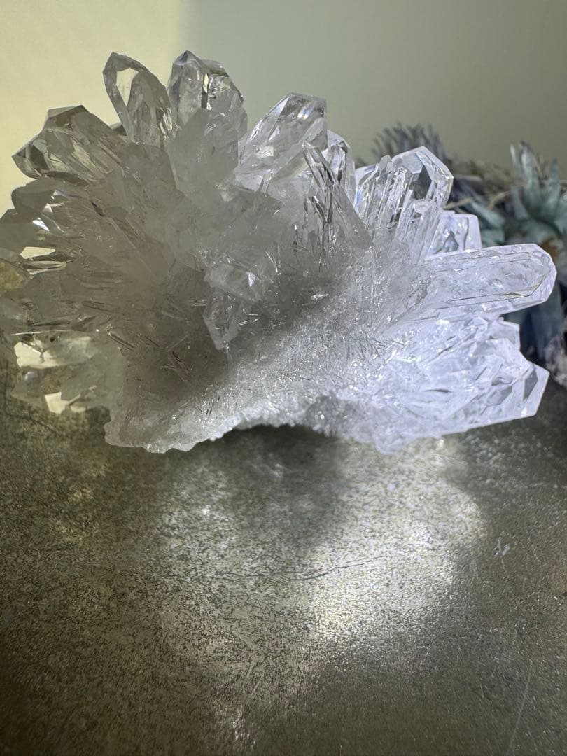 菊花水晶クラスター　ロゼッタ　ロゼット様