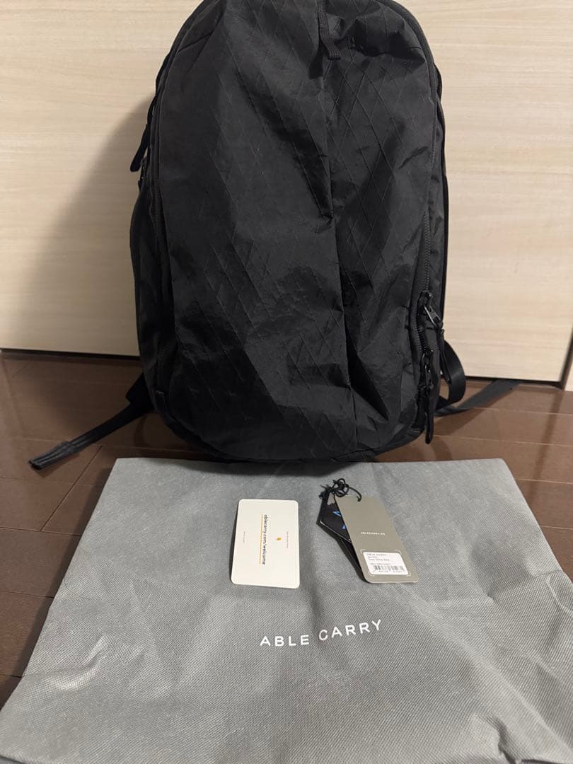バッグ ABLE CARRY Max EDC X-PAC Tarmac Black