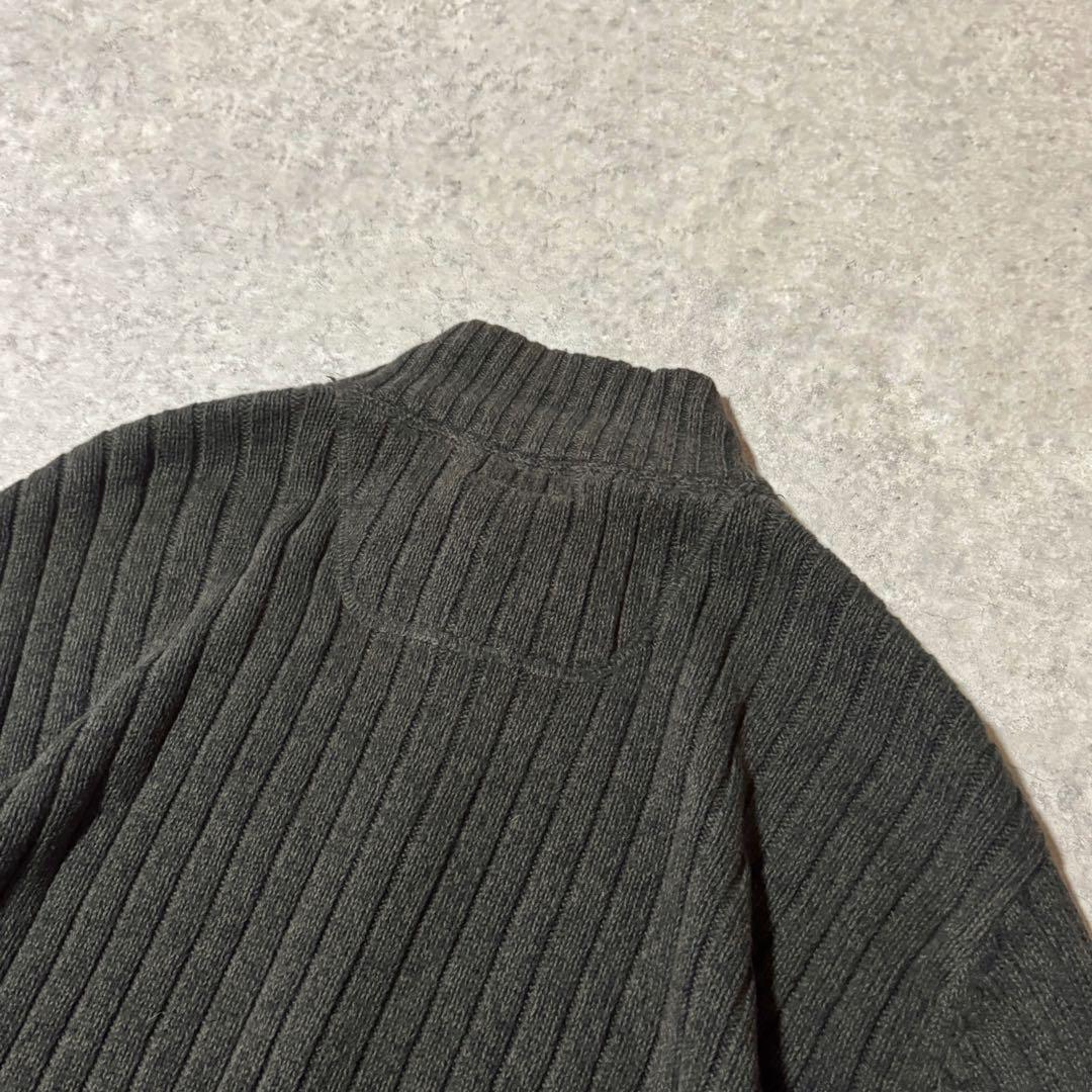 00s セントジョンズベイ ドライバーズニット コットンニット カーキ Lサイズ