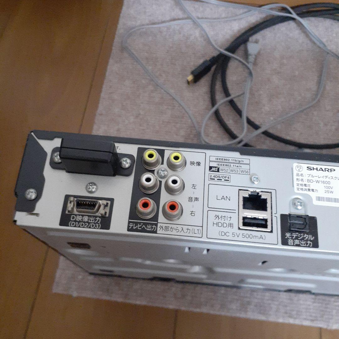 E*E様 SHARPブルーレイディスクレコーダー BD-W1600