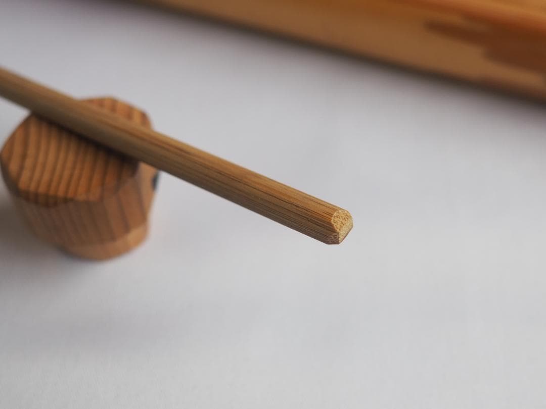 大徳寺511世管長 立花大亀造『竹茶杓』銘：一葉（共箱・共筒）